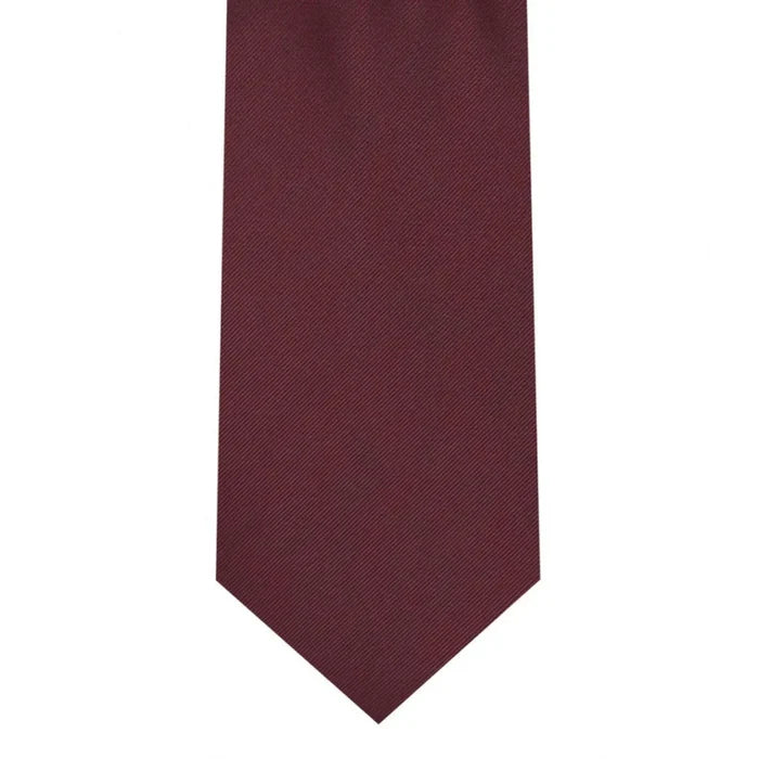 Burgundy Skinny 2.75 inch Tie - KCT Menswear