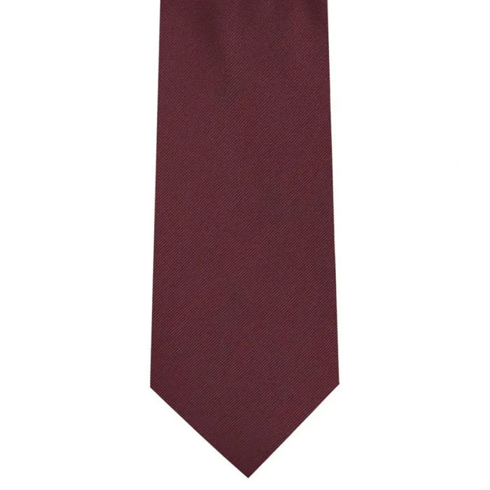 Burgundy Slim 2.25 inch Tie - KCT Menswear