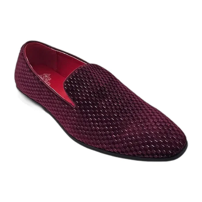 RB-105 Burgundy velvet dress loafer for men – KCT Menswear