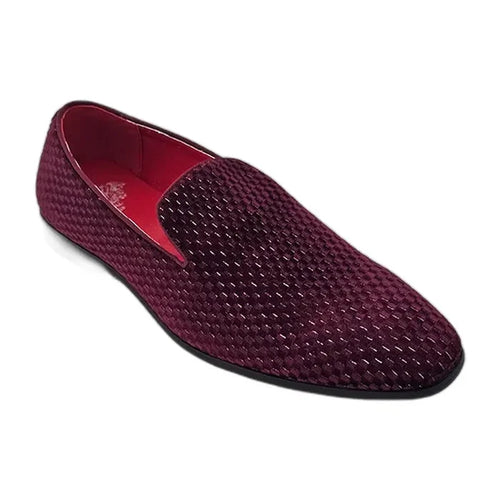 RB-105 Burgundy velvet dress loafer for men – KCT Menswear