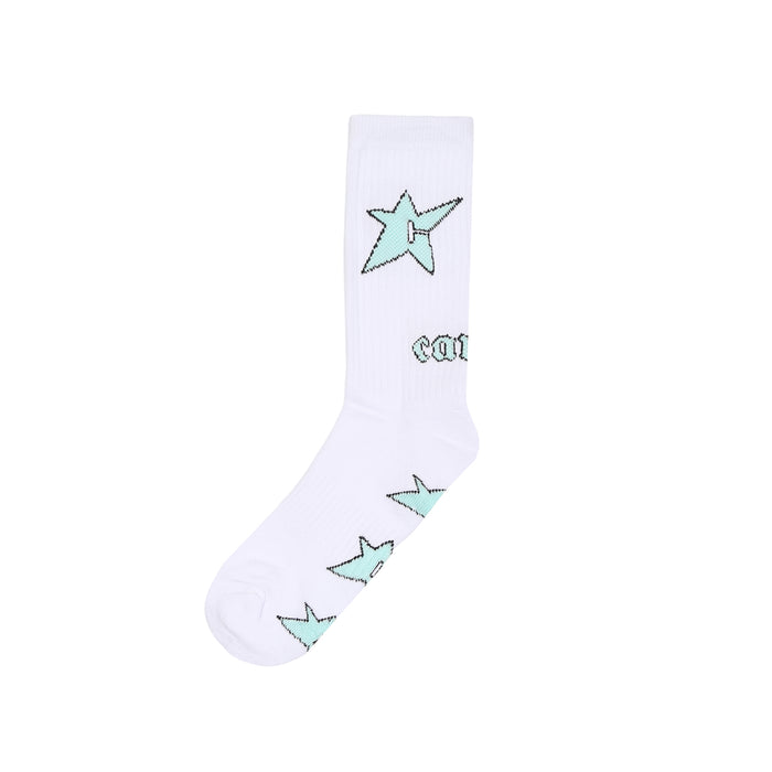 C-Star Glow In The Dark Sock - White