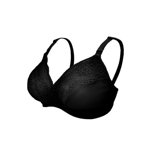 Carriwell Soft As Silk Nursing Bra  - Black