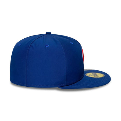 This is a Chicago Cubs MLB Gore-Tex Blue 59FIFTY Fitted Cap 6