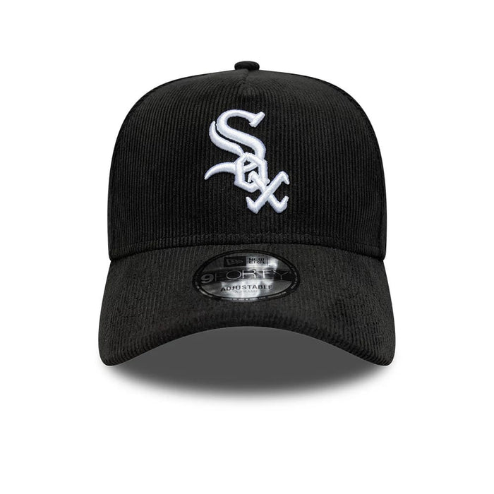 This is a Chicago White Sox MLB Cord Black 9FORTY A-Frame Adjustable Cap 3