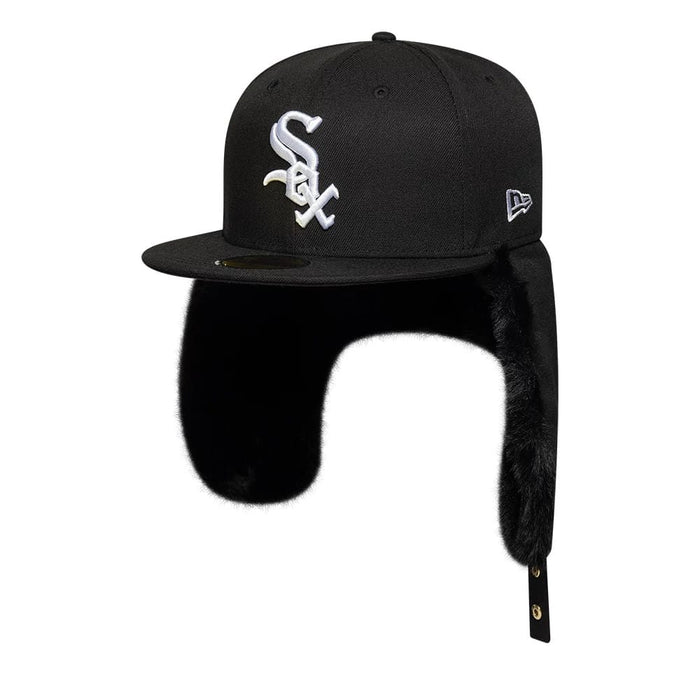Pictured is this MLB World Series Chicago White Sox Dogear 59FIFTY Fitted cap in black. 8