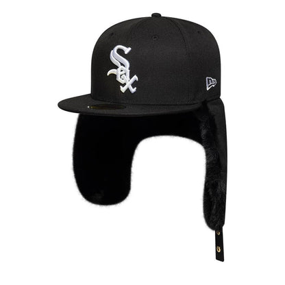Pictured is this MLB World Series Chicago White Sox Dogear 59FIFTY Fitted cap in black. 8