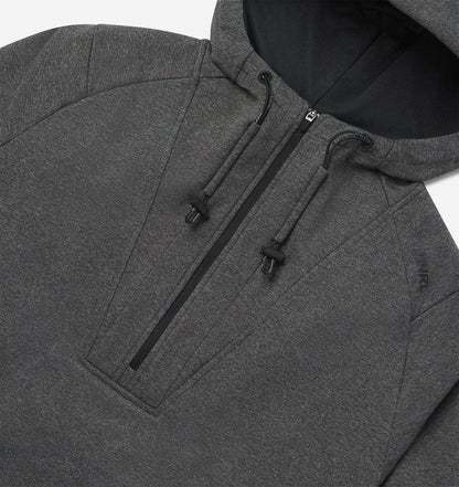 Crossover Half-Zip Hoodie
