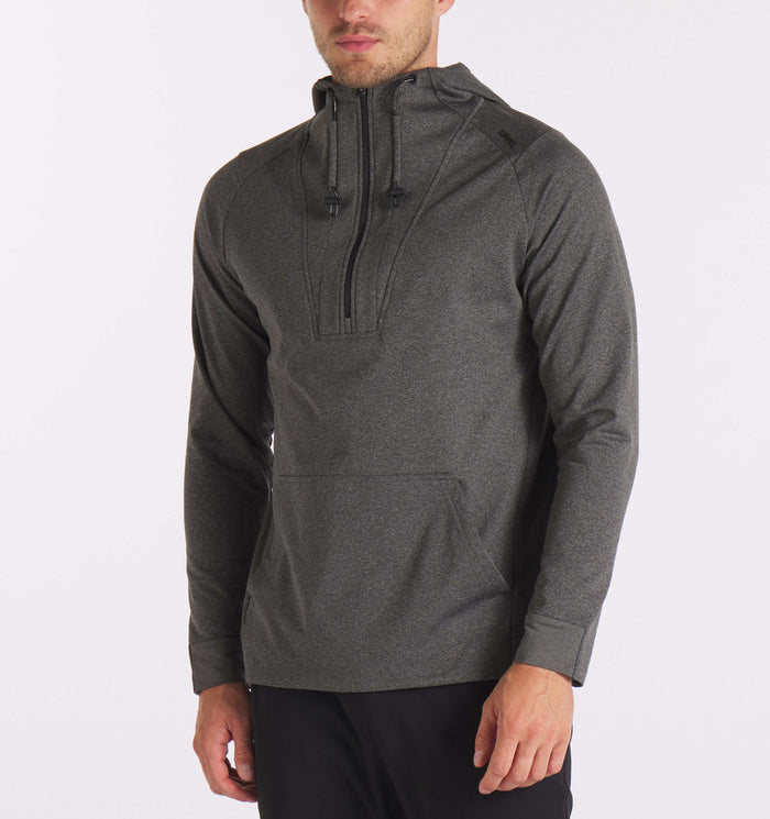 Crossover Half-Zip Hoodie
