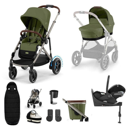 CYBEX e-Gazelle S + Cloud T Travel System