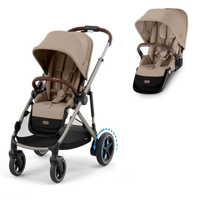 CYBEX e-Gazelle Twin Pushchair