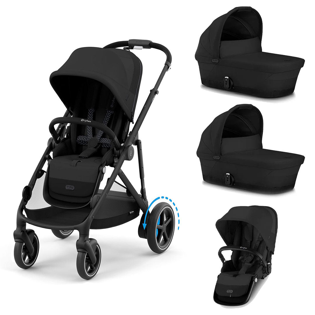 CYBEX e-Gazelle Twin Pushchair