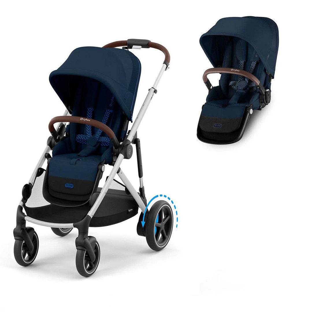 CYBEX e-Gazelle Twin Pushchair
