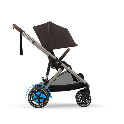 CYBEX e-Gazelle S Pushchair - Chocolate Brown