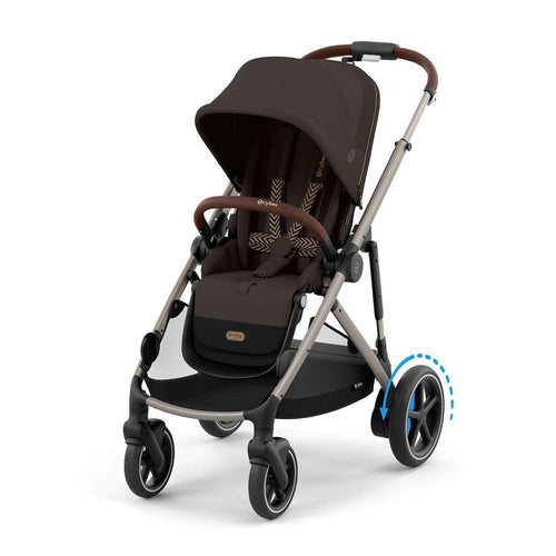 CYBEX e-Gazelle S Pushchair - Chocolate Brown
