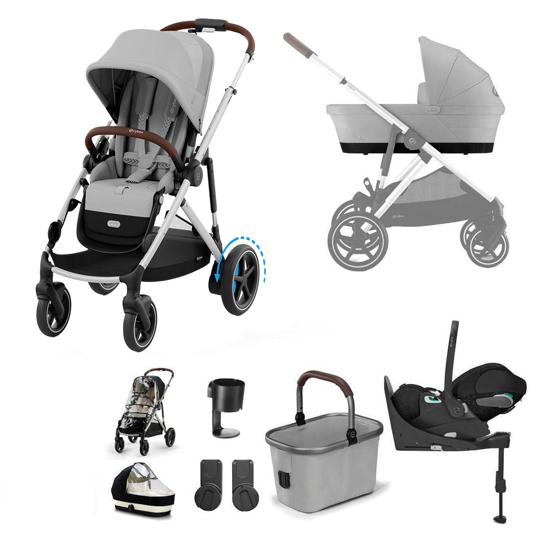 CYBEX e-Gazelle S + Cloud T Travel System