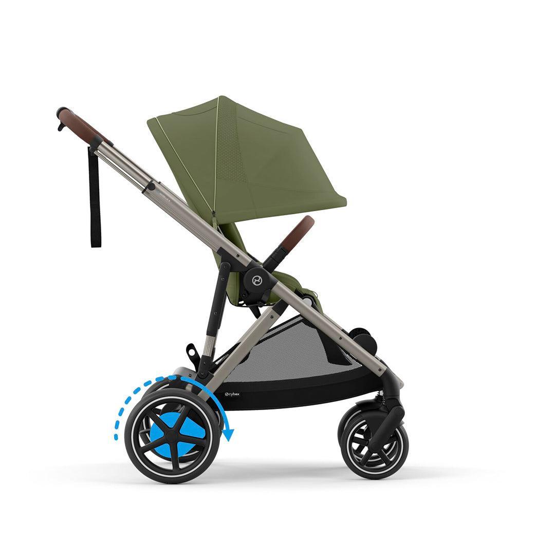 CYBEX e-Gazelle S Pushchair - Moss Green
