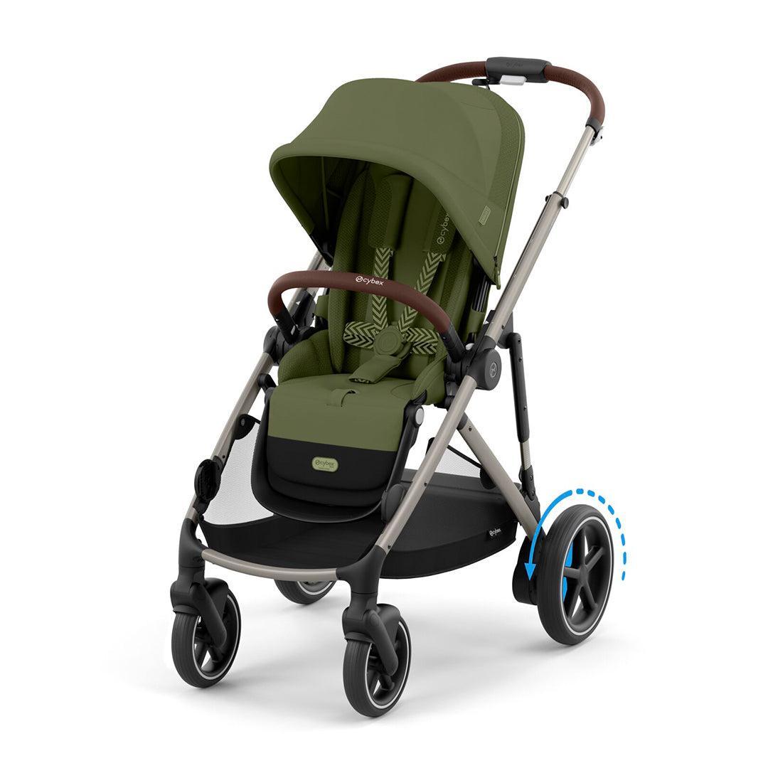 CYBEX e-Gazelle S Pushchair - Moss Green