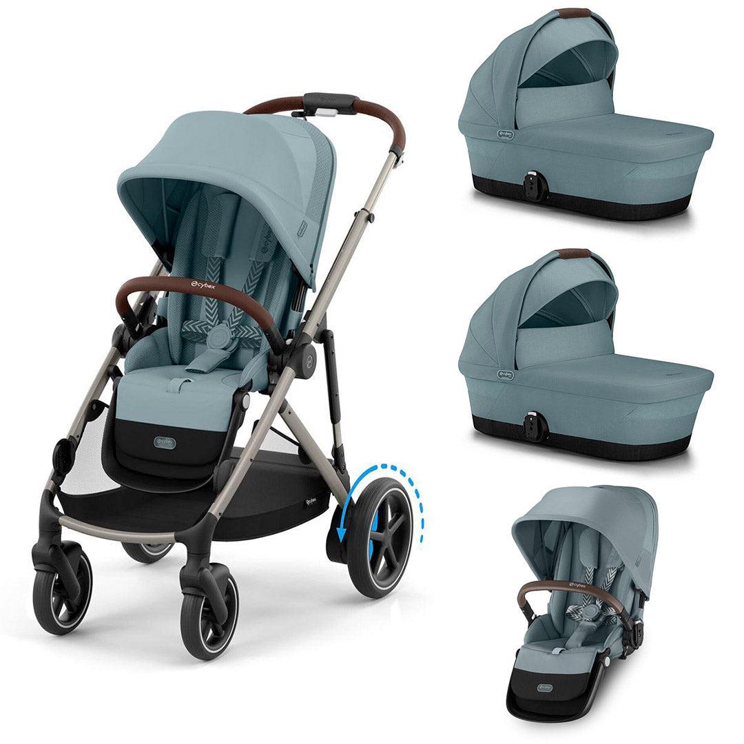 CYBEX e-Gazelle Twin Pushchair