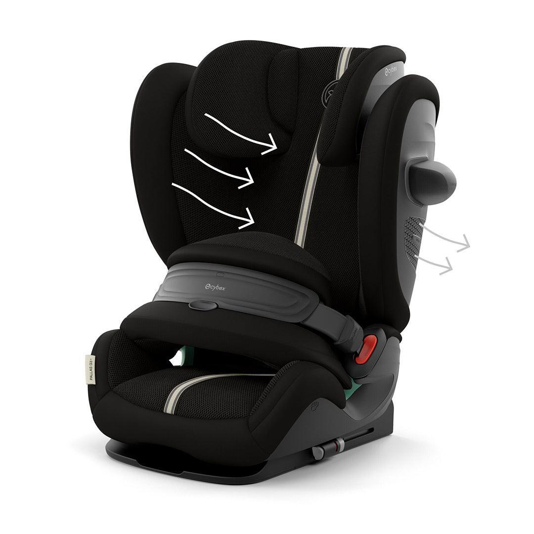 CYBEX Pallas G3 Plus i-Size Car Seat - Moon Black