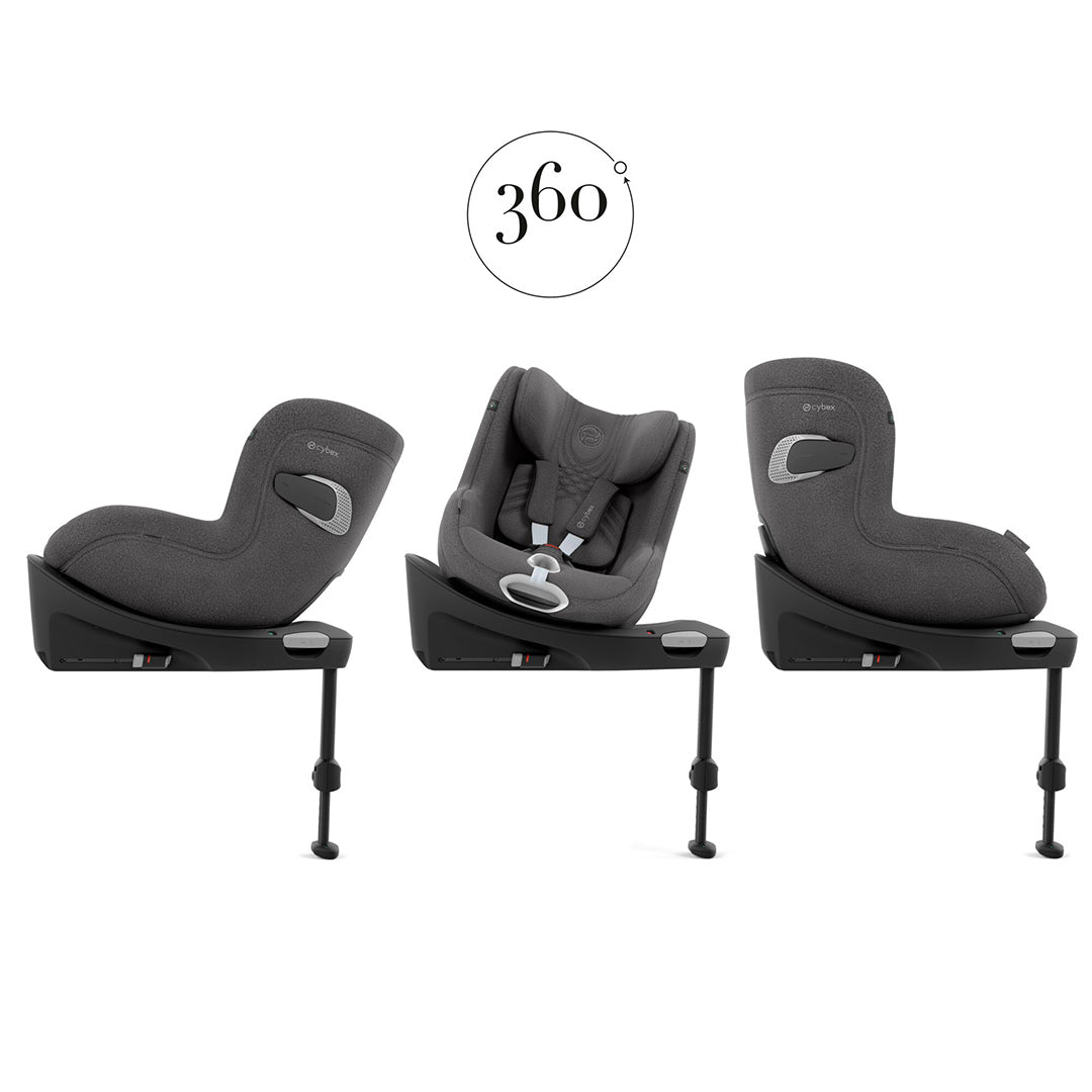 CYBEX Sirona Ti i-Size Plus Car Seat - Mirage Grey