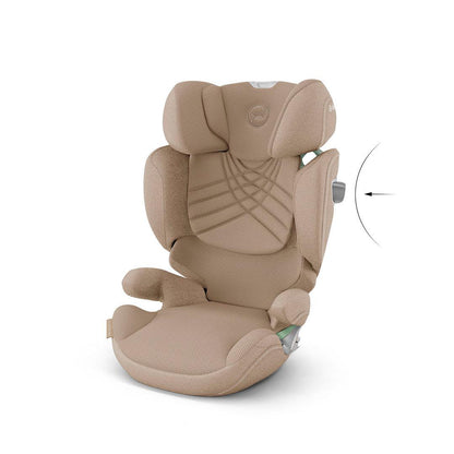 CYBEX Solution T i-Fix Plus Car Seat - Cozy Beige