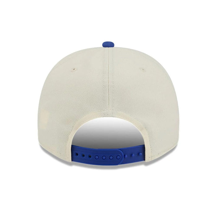 Pictured is this NBA Hardwood Classic Dallas Mavericks 9FIFTY A-Frame Snapback cap in blue. 7