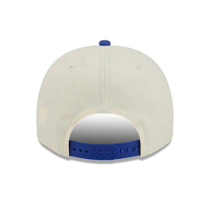 Pictured is this NBA Hardwood Classic Dallas Mavericks 9FIFTY A-Frame Snapback cap in blue. 7