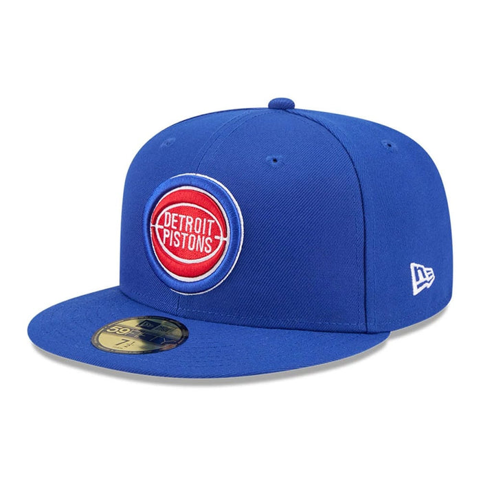 Pictured is this NBA Hardwood Classic Detroit Pistons 59FIFTY Fitted cap in blue. 4