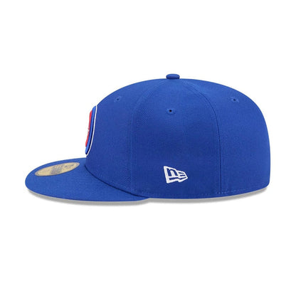 Pictured is this NBA Hardwood Classic Detroit Pistons 59FIFTY Fitted cap in blue. 6