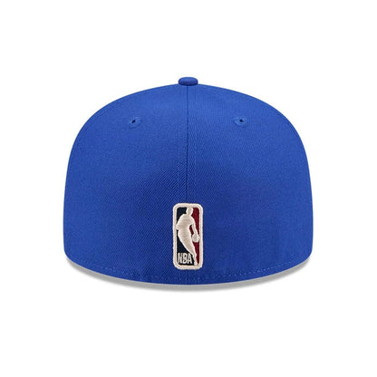 Pictured is this NBA Hardwood Classic Detroit Pistons 59FIFTY Fitted cap in blue. 7