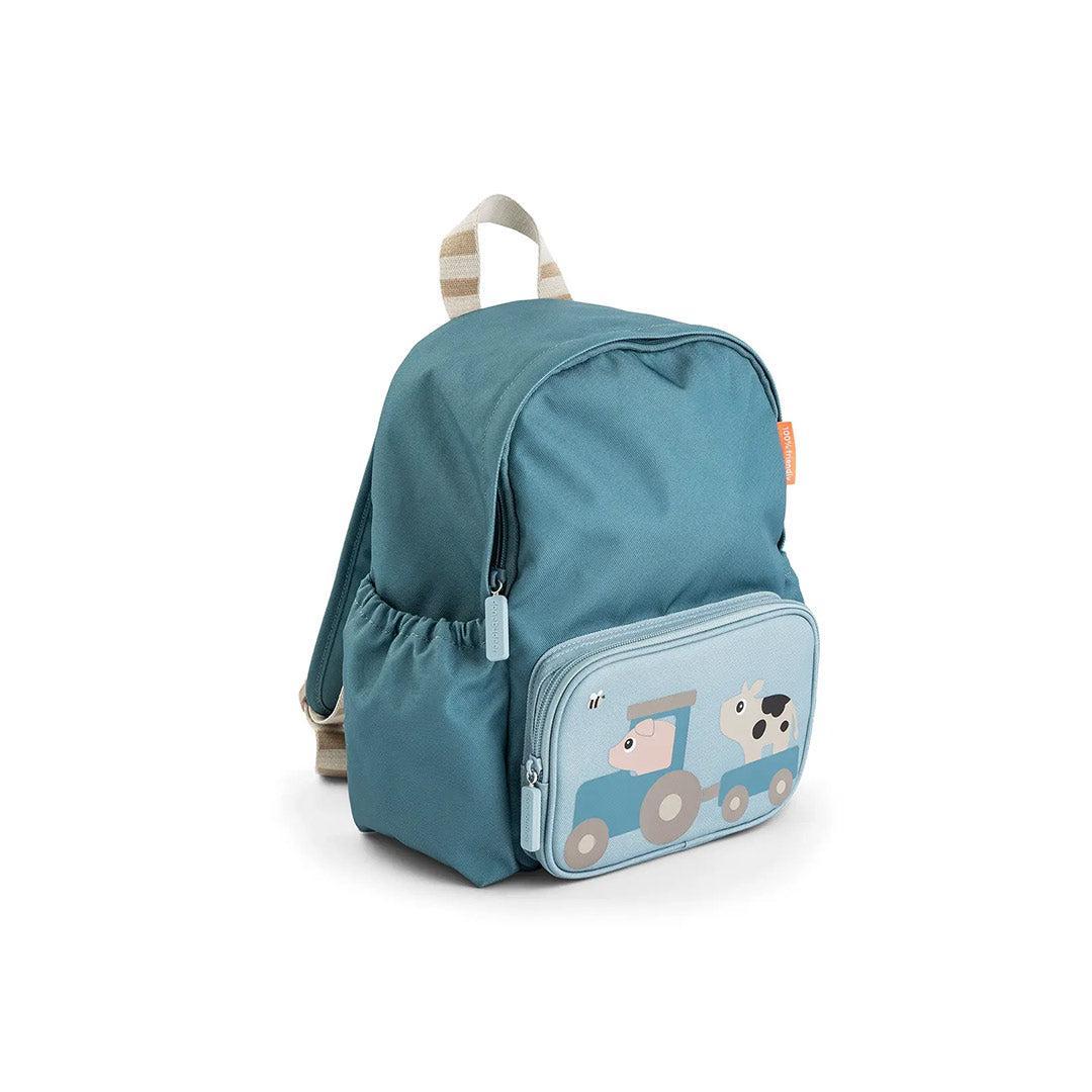Done by Deer Kids Backpack - Tiny Farm Blue