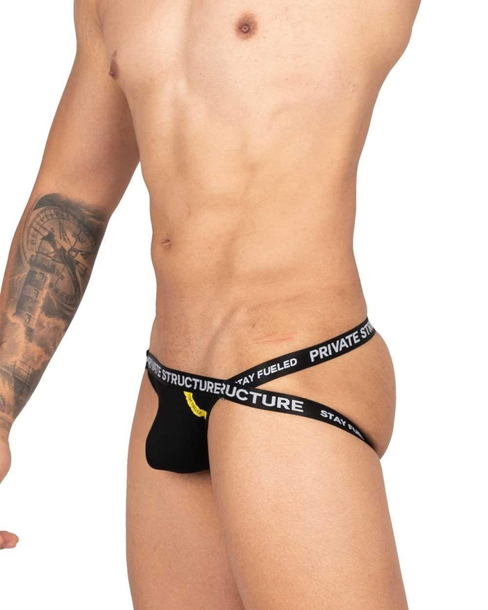Essence Odyssey Jockstrap - Black - | Private Structure - | MAD Lifestyle