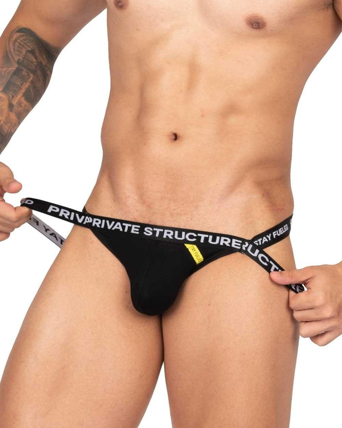 Essence Odyssey Jockstrap - Black - | Private Structure - | MAD Lifestyle