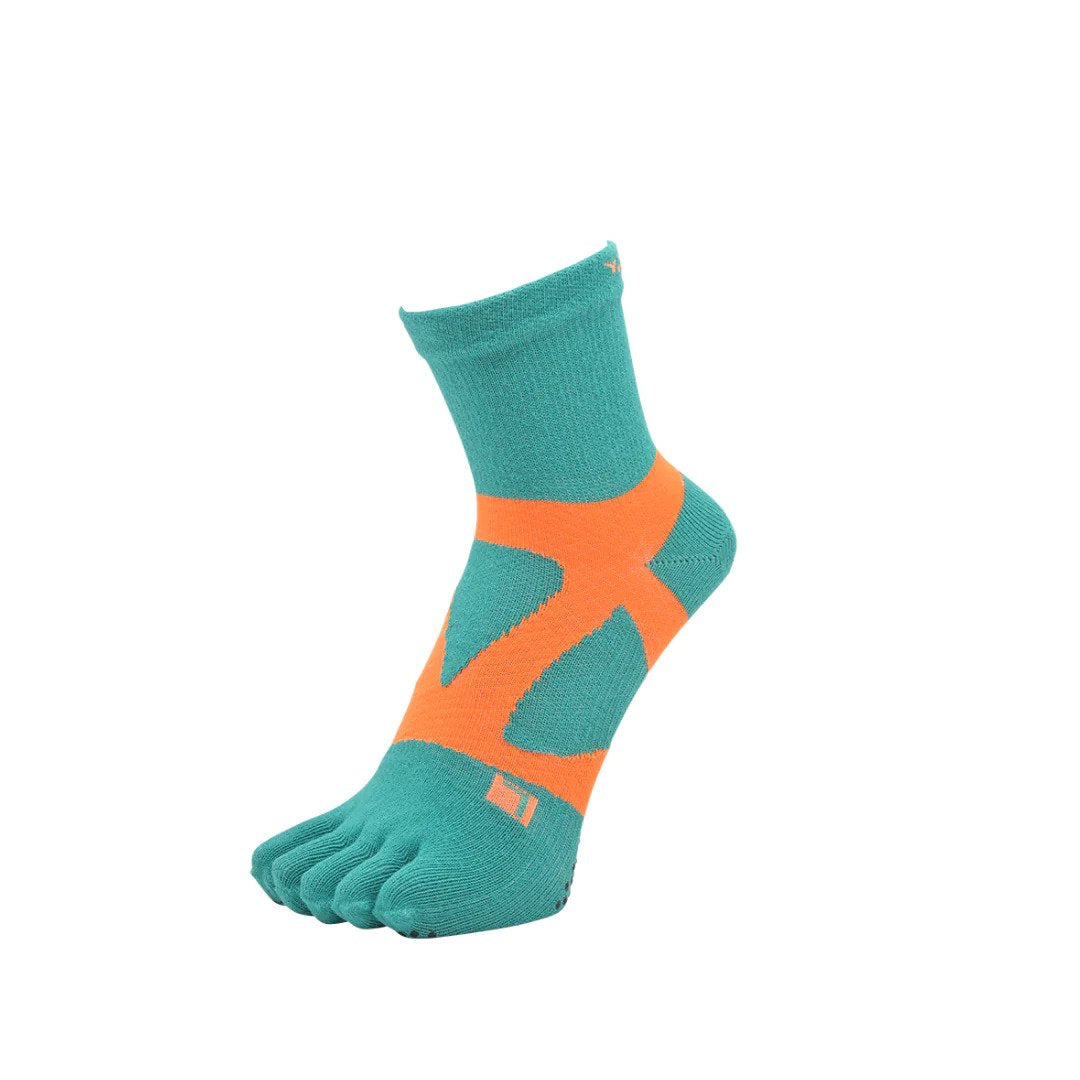 Yamatune 5 Toe Socks - Middle Length with Anti-Slip Dots
