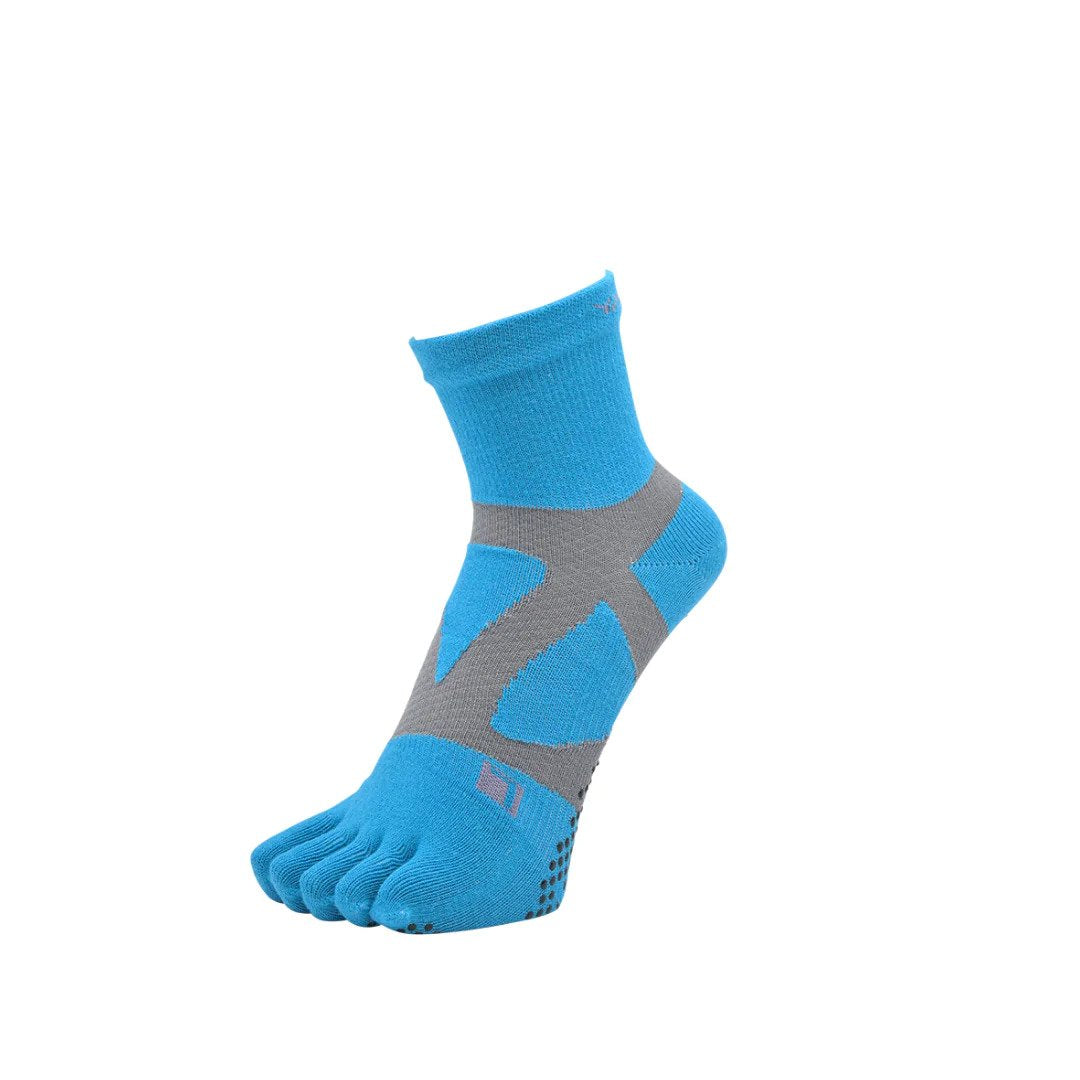 Yamatune 5 Toe Socks - Middle Length with Anti-Slip Dots