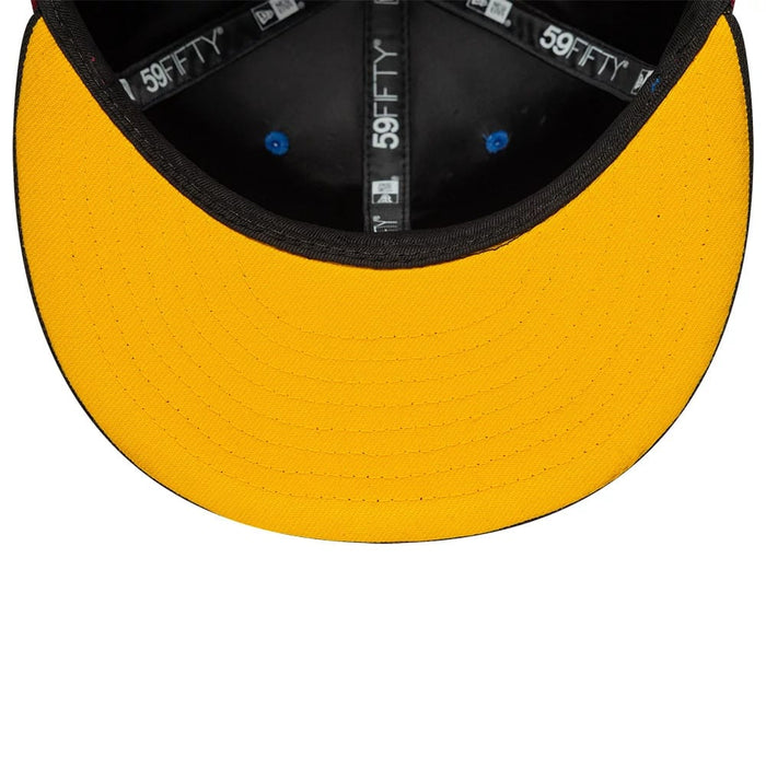 This is a FC Barcelona Mes Que Un Dark Red 59FIFTY Fitted Cap 2