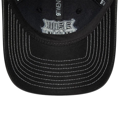 This is a FC Barcelona Womens PU Black 9TWENTY Adjustable Cap 5