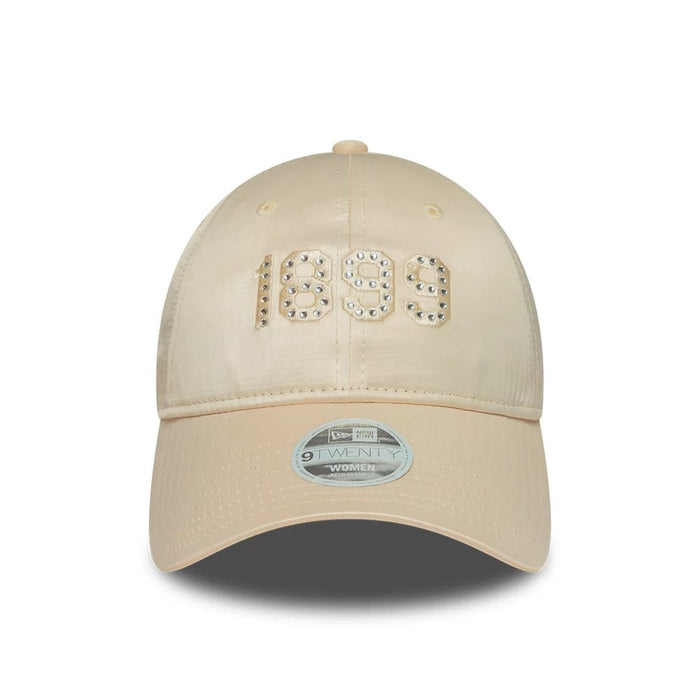 This is a FC Barcelona Womens Rhinestone Light Beige 9TWENTY Adjustable Cap 2