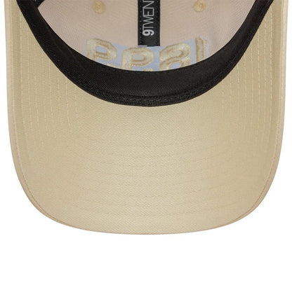 This is a FC Barcelona Womens Rhinestone Light Beige 9TWENTY Adjustable Cap 5