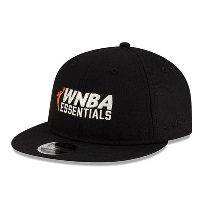 This is a FOG x WNBA Logo Black Retro Crown 9FIFTY Adjustable Cap 1