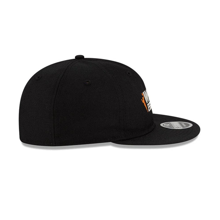 This is a FOG x WNBA Logo Black Retro Crown 9FIFTY Adjustable Cap 5