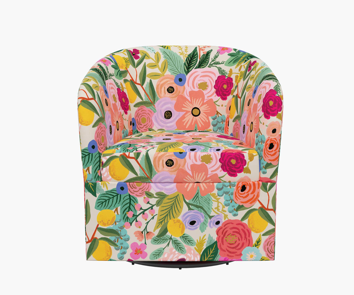 Pembroke Swivel Chair - Garden Party