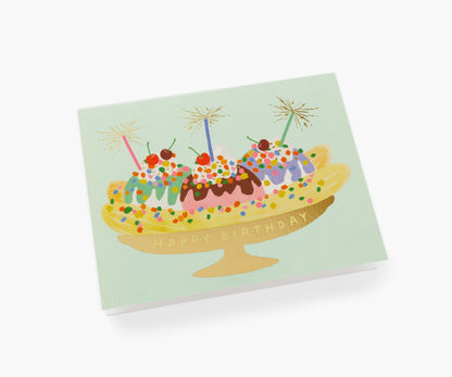 Banana Split Birthday Cards - Boxed Set