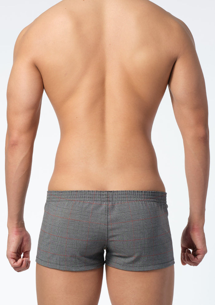 Glen Check Stretchable Trunks - | TOOT - | MAD Lifestyle