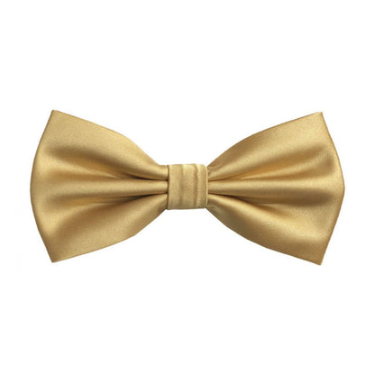 Gold Pre-tied Bowtie - KCT Menswear