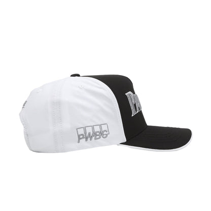 Golf P-Frame 5-Panel Snapback - Black/White