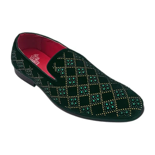 RB-106 Green velvet dress loafer for men – KCT Menswear