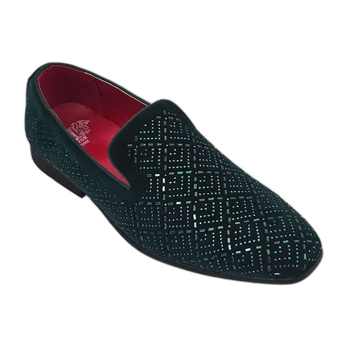 RB-110 Green velvet dress loafer for men – KCT Menswear