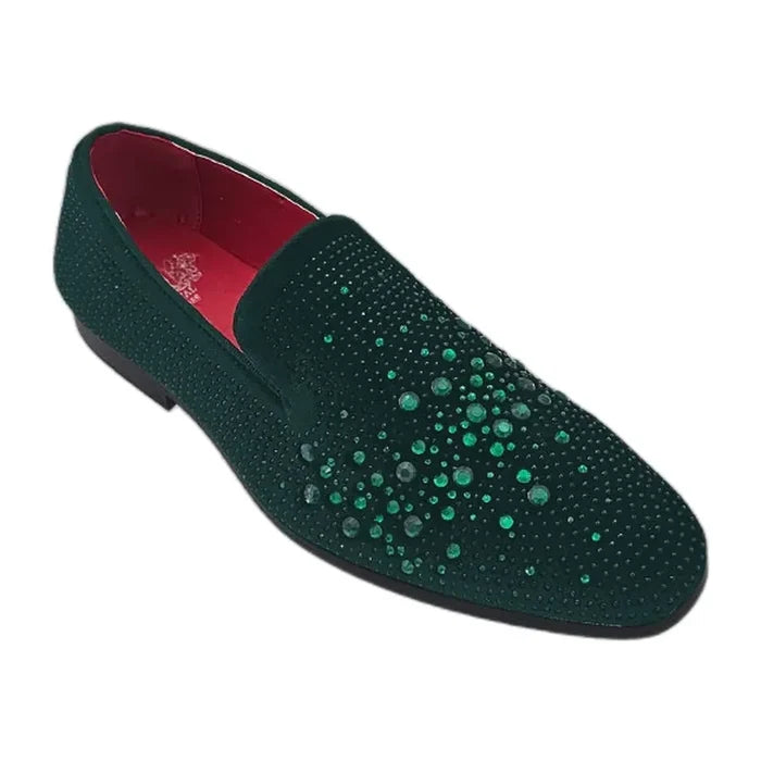 RB-104 Green velvet dress loafer for men – KCT Menswear