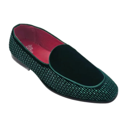 RB-102 Green velvet dress loafer for men – KCT Menswear